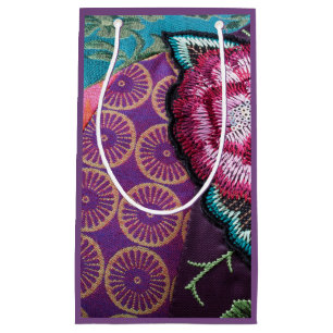 Rose tapestry small gift bag
