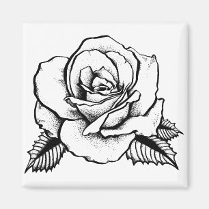 rose tattoo magnet