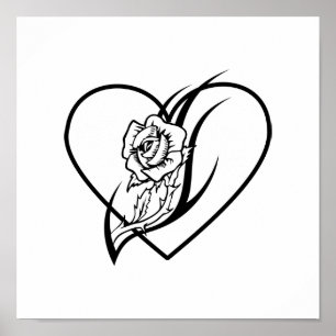 Rose Tattoo Poster