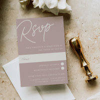 Rose Taupe | Script Watermark Meal Choice