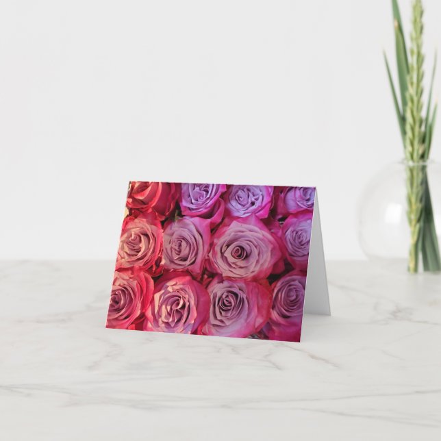 Rose Thank You Card (Front)
