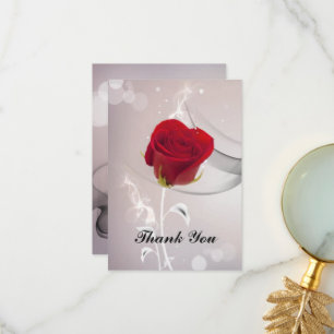 Rose Thank You Card