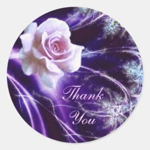 Rose Thank You Sticker