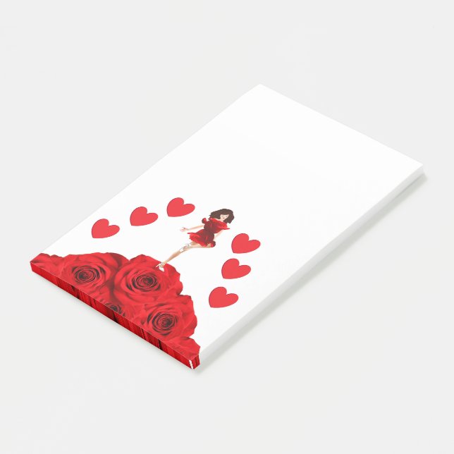 Rose The Dancer Post-it Notes (Angled)