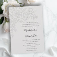 Rose Theme Beloved Ivory Formal Classic Wedding