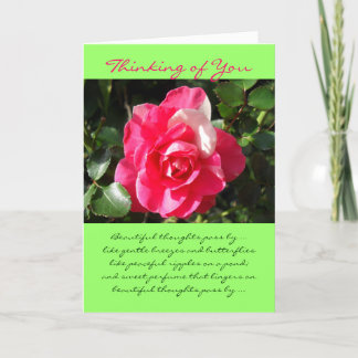 Rose... Thinking of You. Card