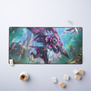 Rose Thorn Gaming Desk Mat Cute Vampire themed