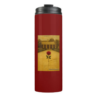Rose Through the Crack: Back of the White House Thermal Tumbler