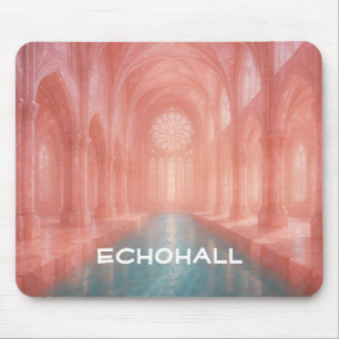 Rose-Tinted Cathedral Pool Mousepad