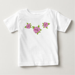 Rose Toddler Ruffle Dress Baby T-Shirt