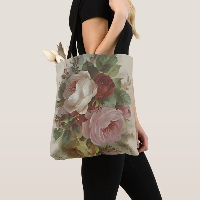 Rose Tote Bag (Close Up)
