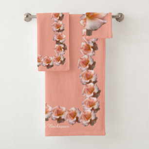 Rose Towel Sets Personalised Wild Rose Towels