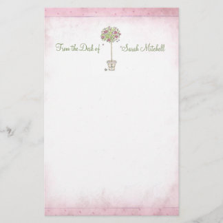 Rose Tree: "From the Desk of -" Stationery