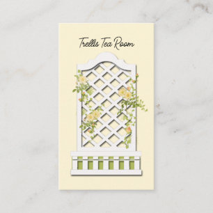 Rose Trellis Tea Room Business Card