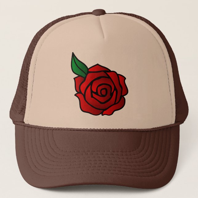 Rose Trucker Hat (Front)