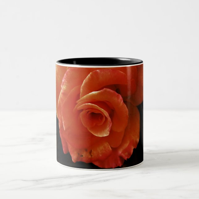 Rose Two-Tone Coffee Mug (Center)