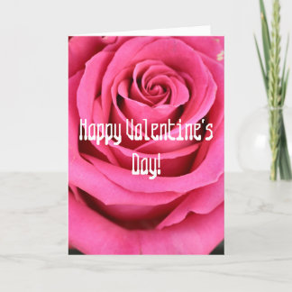 Rose valentine's day card