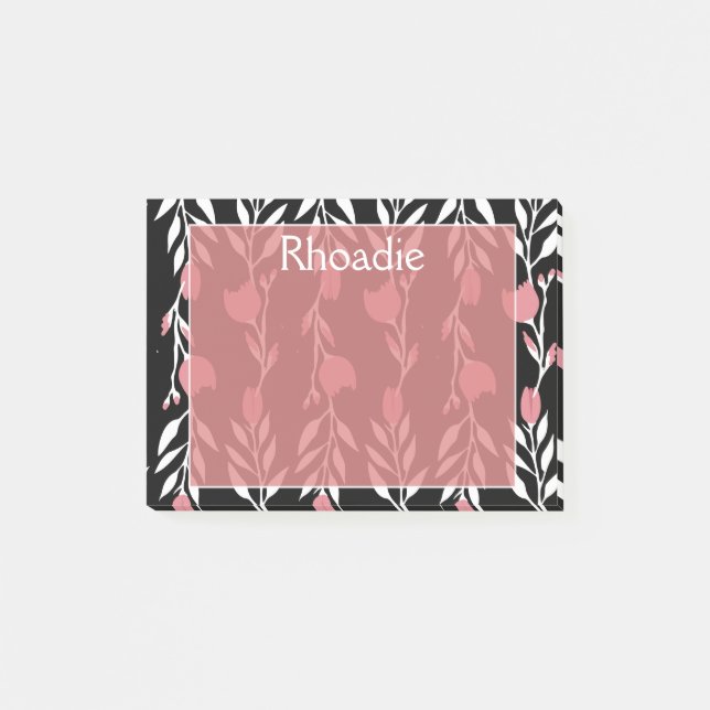 Rose Vine Beauty Post-it Notes (Front)