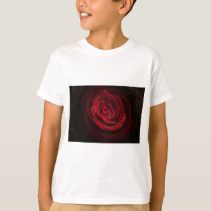 Rose Vines Heart Pattern Flower Peace Love Destiny T-Shirt