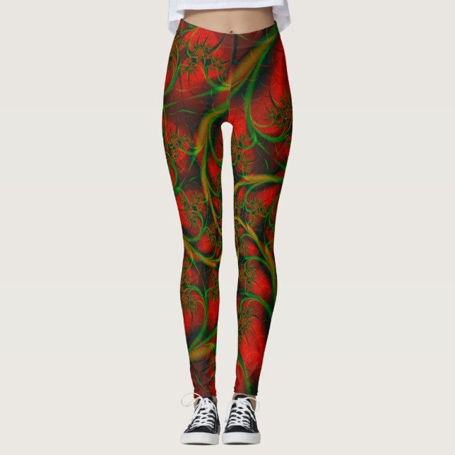 Rose Vines Leggings (Front)