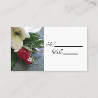 Rose Wedding Placecards