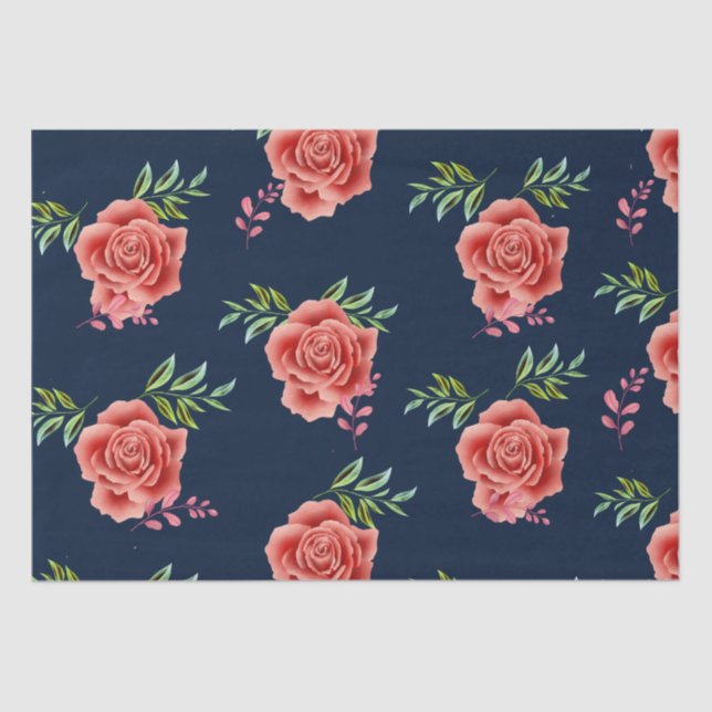 Rose Wedding   Tissue Paper (Front)