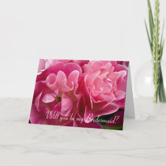 Rose :: Will you be my Bridesmaid Card