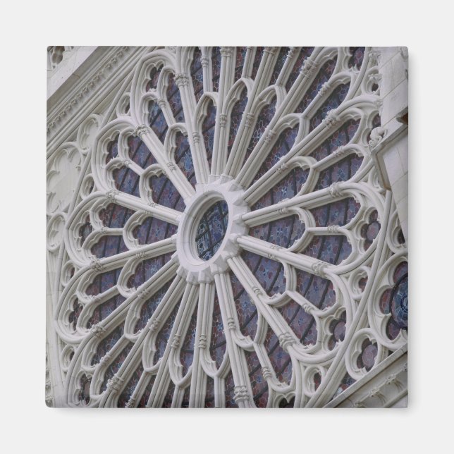 Rose window from the west facade, c.1270 magnet (Front)