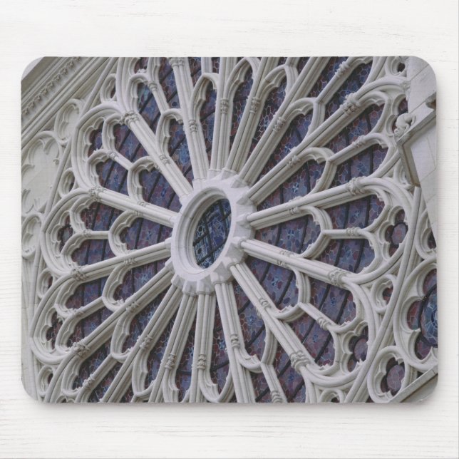 Rose window from the west facade, c.1270 mouse pad (Front)