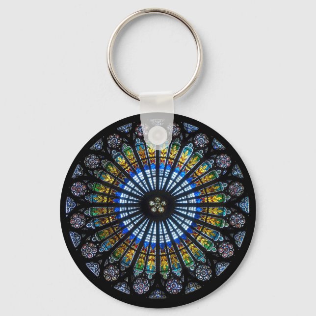 rose window key ring (Front)