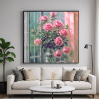 Rose Window - Painterly Still Life Design
