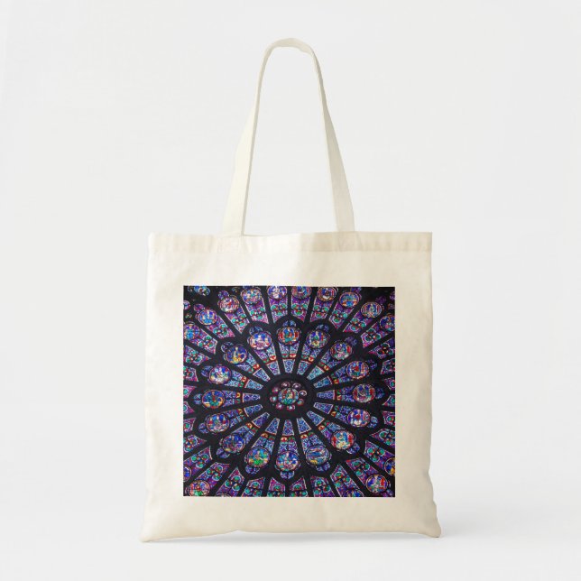 Rose Window Paris Tote Bag (Front)