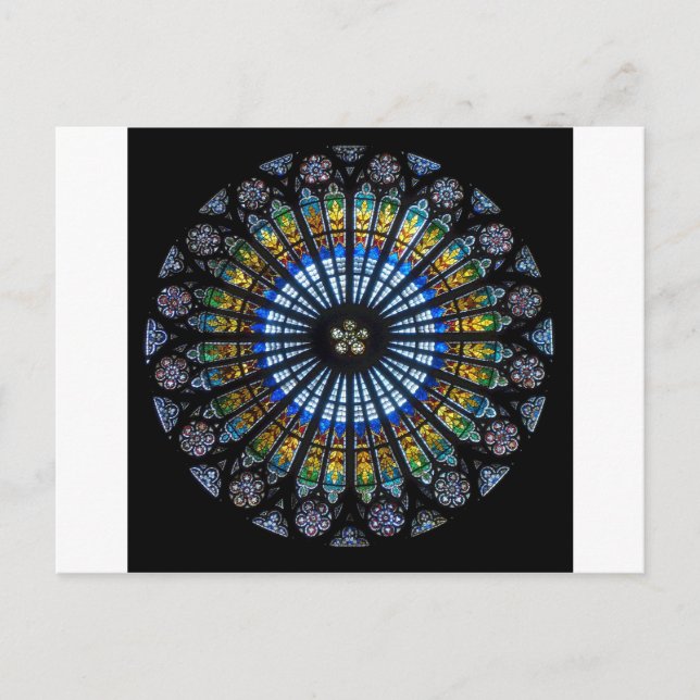 rose window postcard (Front)