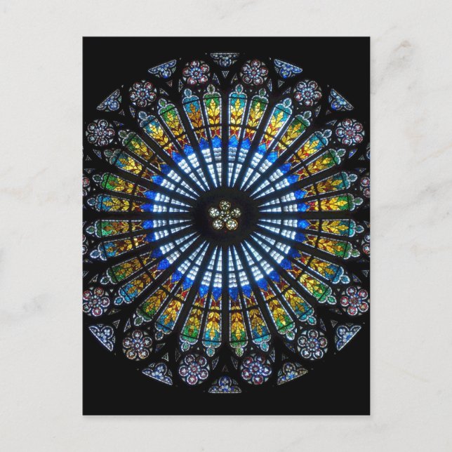 rose window postcard (Front)