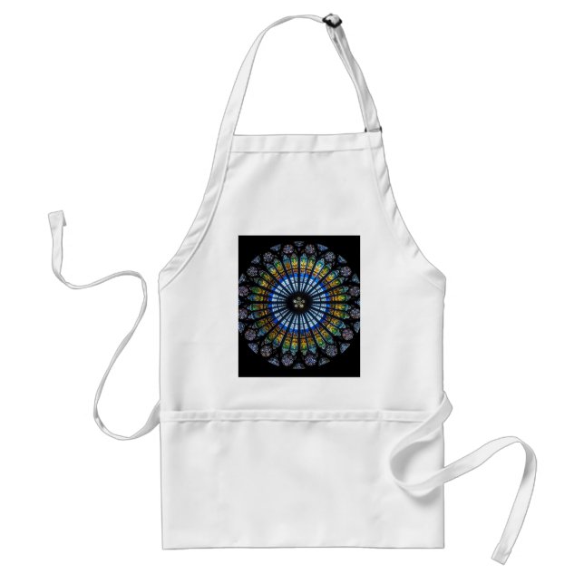 rose window strasbourg cathedral standard apron (Front)