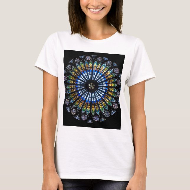 rose window strasbourg cathedral T-Shirt (Front)