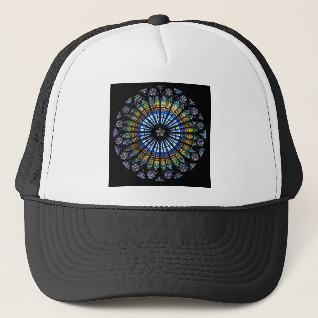 rose window trucker hat (Front)