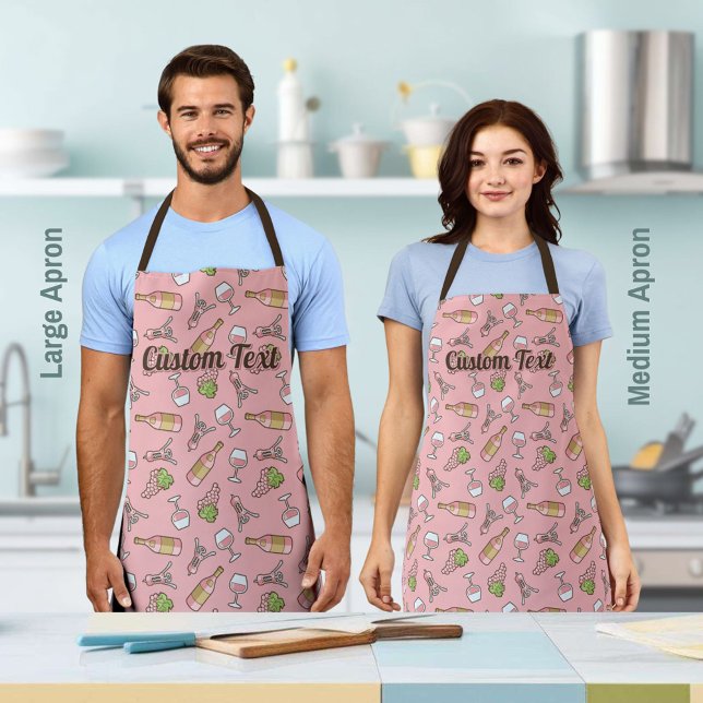 Rose Wine Pattern Apron (Creator Uploaded)