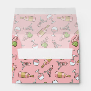 Rose Wine Pattern Envelope