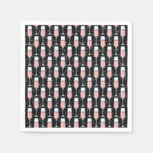 Rose Wine Pattern Napkin
