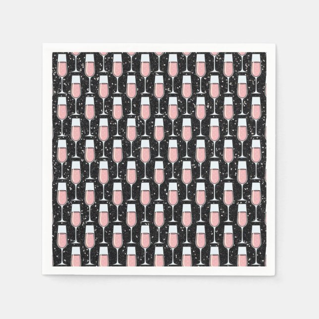 Rose Wine Pattern Napkin (Front)