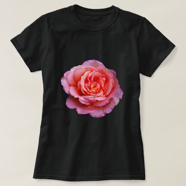 Rose with a drop T-Shirt (Design Front)