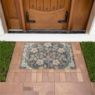 Rose Wreath William Morris Doormat