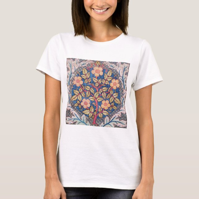 Rose Wreath, William Morris T-Shirt (Front)