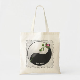 Rose Yin Yang Wedding tote bag