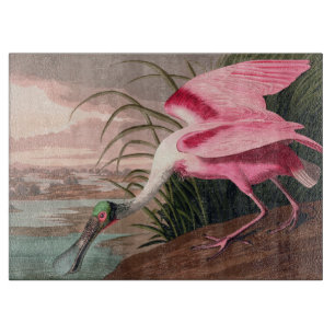 Roseate Spoonbill Audubon Bird Wildlife Cutting Board