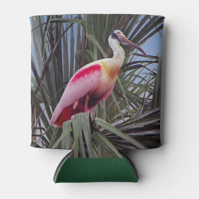 Roseate Spoonbill can cooler (Front)