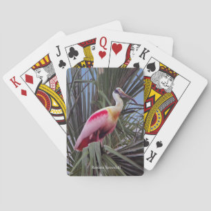 Roseate Spoonbill playing cards