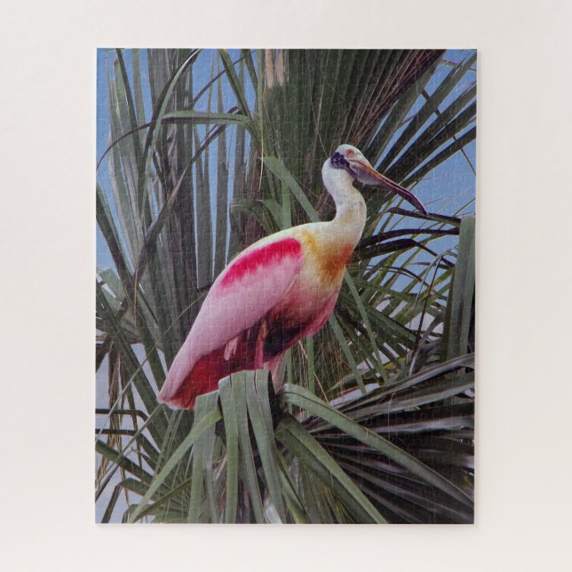 Roseate Spoonbill puzzle (Vertical)