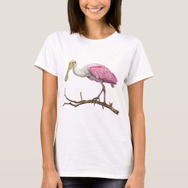 Roseate Spoonbill T-shirt (Front)
